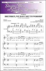 Singing Men on Sunday Morning, No. 7 TBB choral sheet music cover